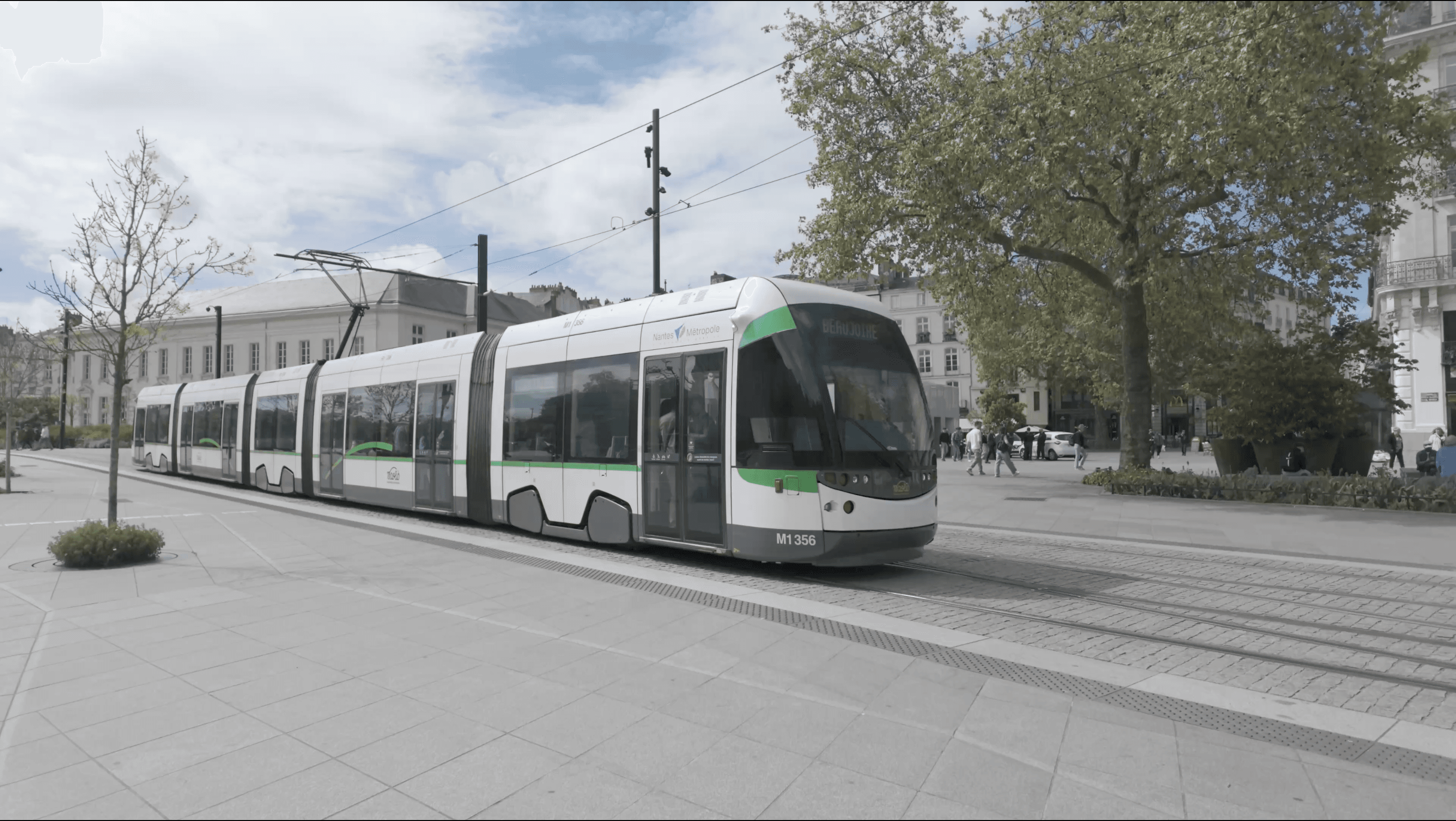 Tram après traitement colorimétrique OSMO GRADE