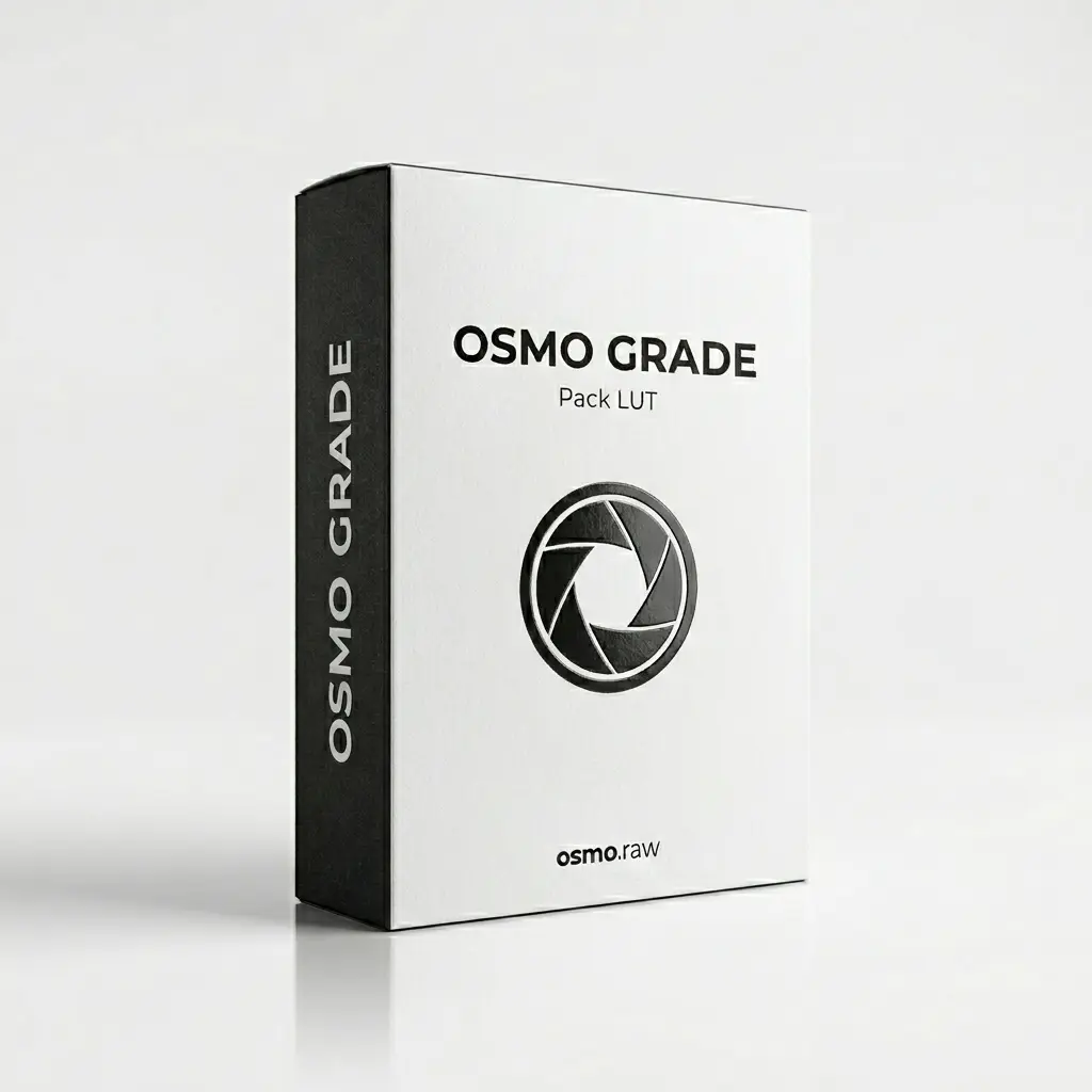 OSMO GRADE — Pack LUT cinématique